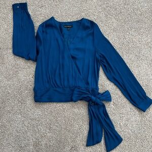 Banana Republic Long Sleeve Wrap Blouse